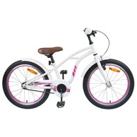 Dječji bicikl, 18", za dob 5–7 godina, bijela